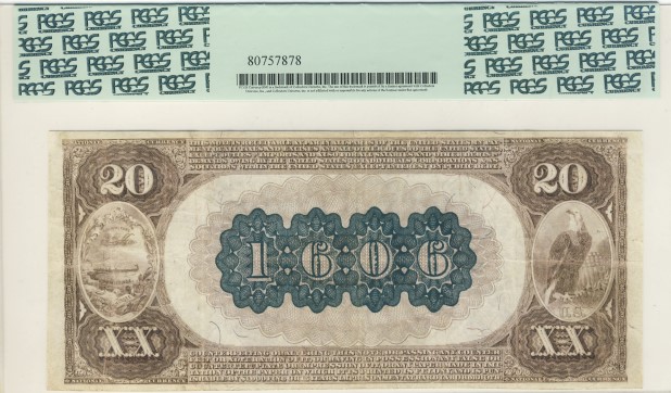 $20 1st NB Chattanooga Ch1606 1882 BB back